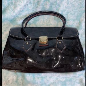 Arcadia leather patent bag